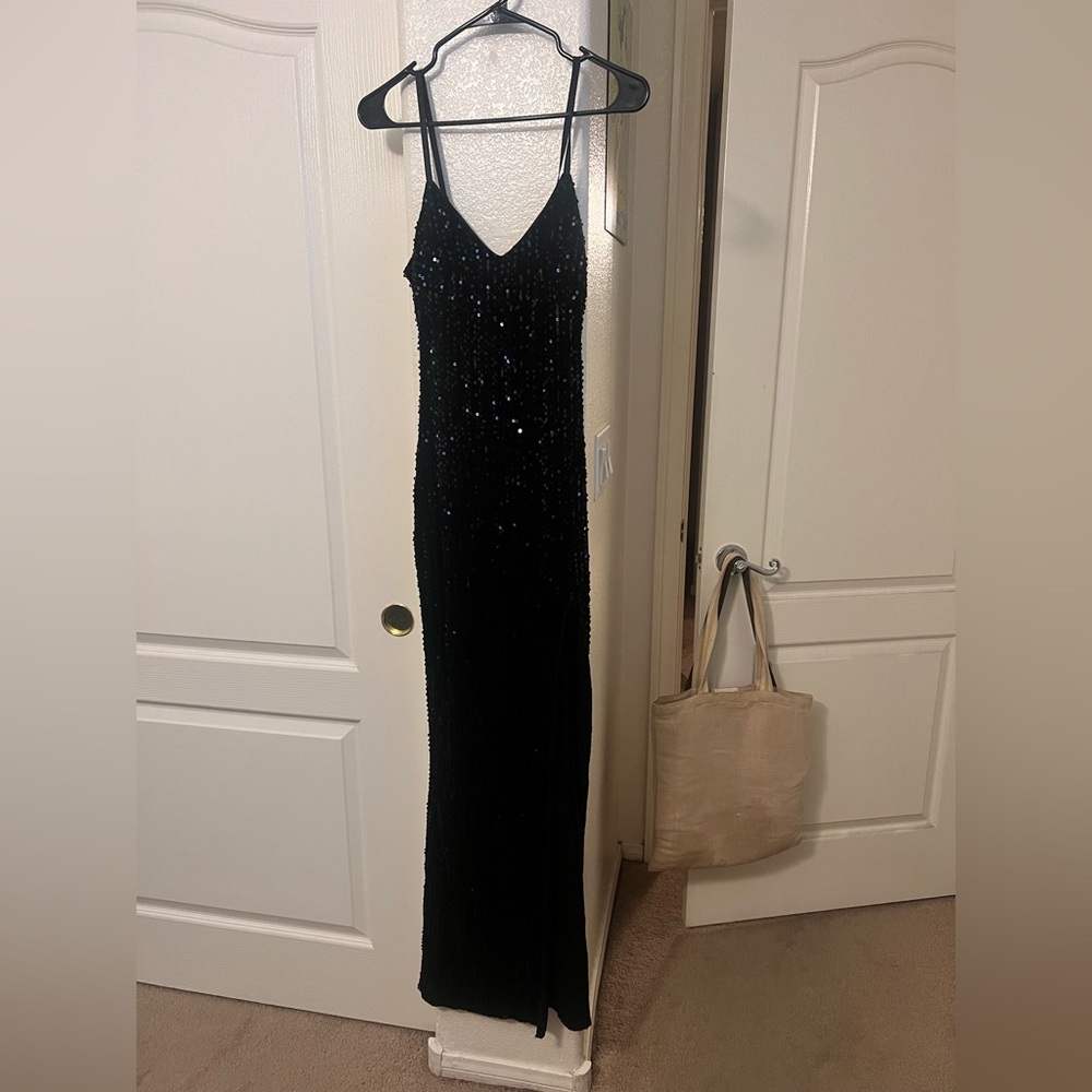 Women’s Black Sequin Dress